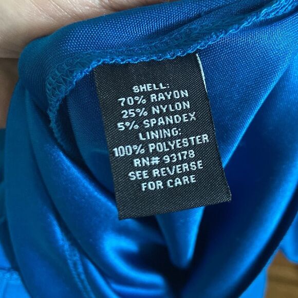 Premise Dresses Sleeveless Knee Length Dark Turquoise Pencil Dress - Picture 8 of 9